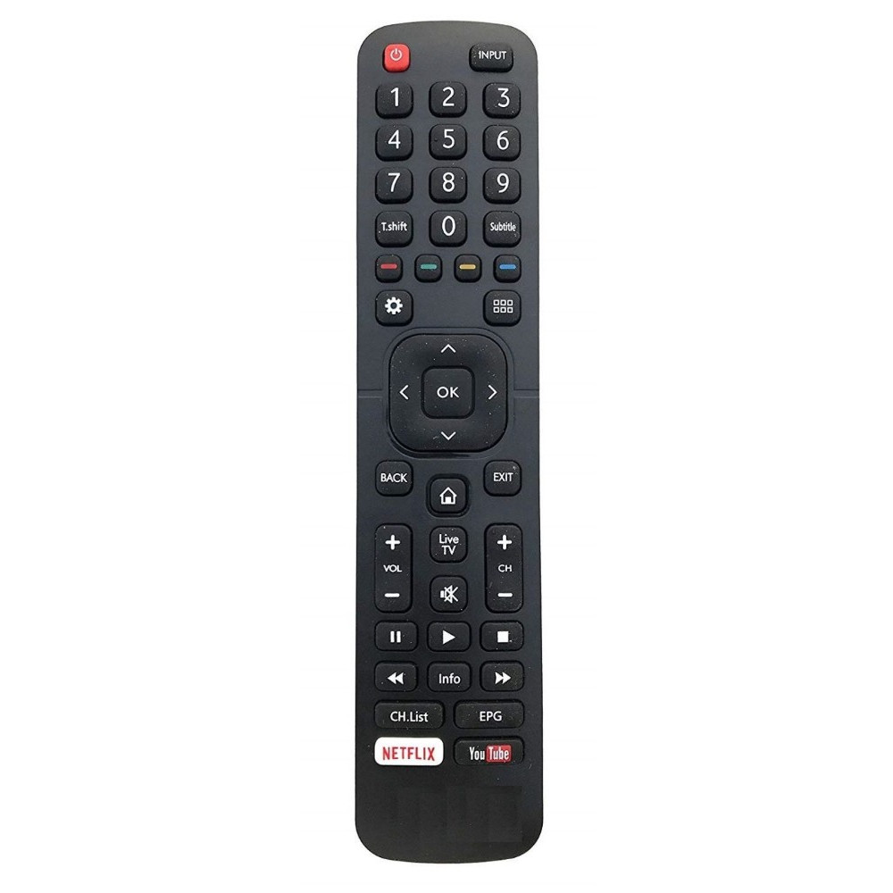 Dropship Remote with YouTube and Netflix (No Voice Command), Compatible with Vu LCD, LED TV Remote (Exactly Same Remote will Only Work)