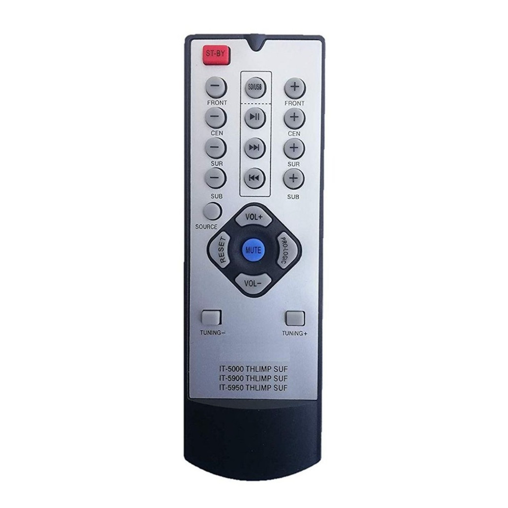 Dropship Remote No. IT-X 5900, Compatible with Intex Home Theatre System Remote Control (Exactly Same Remote will Only Work)