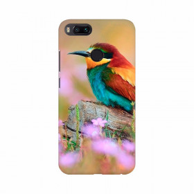 Dropship Colorful Bird with Abstract Background Mobile Case Cover