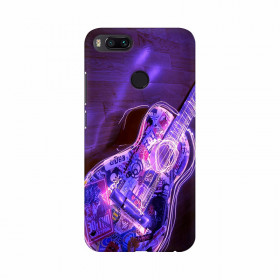 Dropship Purple Color Lighting Guitar Mobile Case Cover