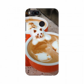 Pair Cup of Coffee with Cream Mobile Case Cover