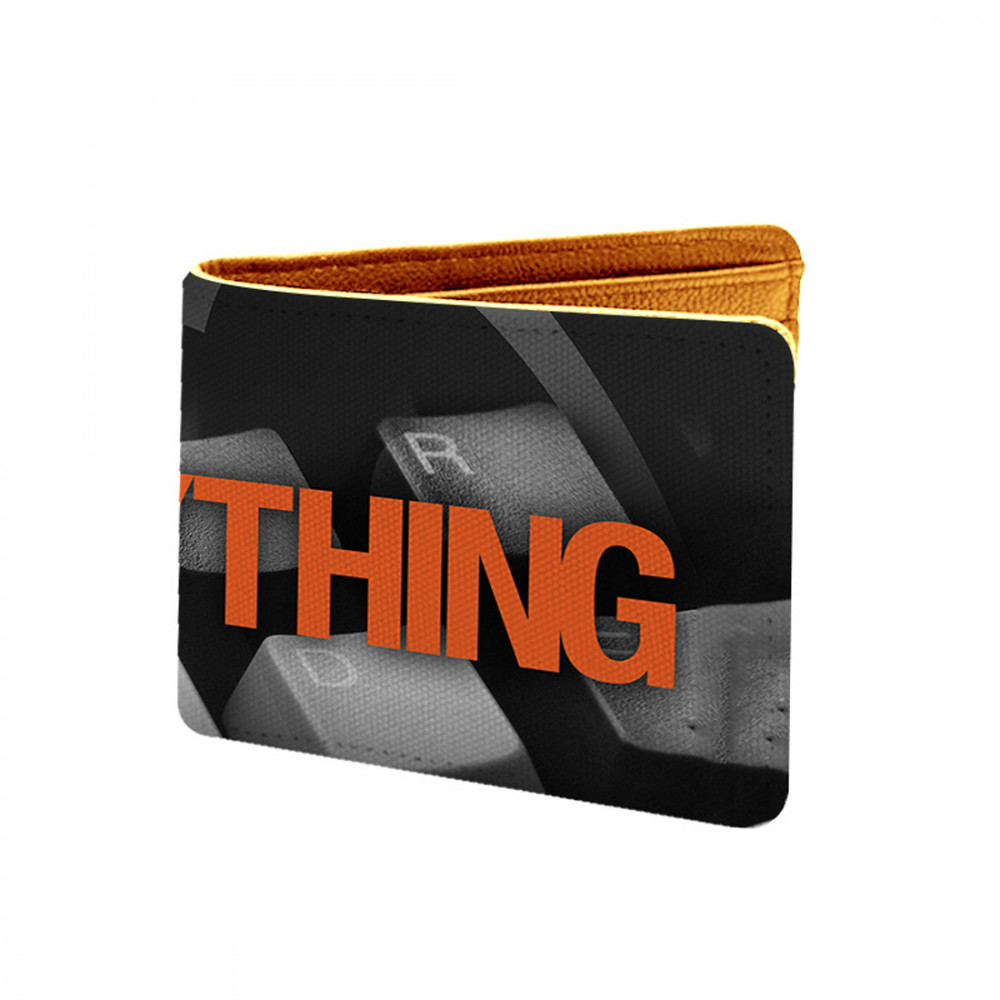 Dropship Winnings Is Everything Design Multi color Canvas, Artificial Leather Wallet