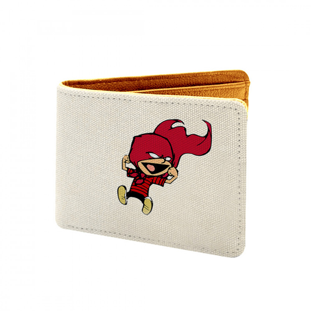 Dropship You Cant't Just Turn On Design White Canvas, Artificial Leather Wallet