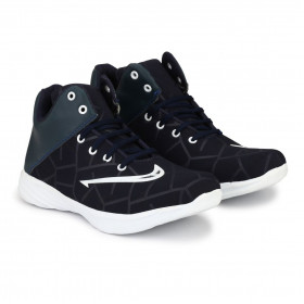 Dropship Men's Navy Blue,White Color Canvas Material  Casual Sneakers