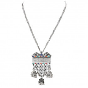 Dropship Afghani Designer Turkish Style Vintage Oxidised German Silver Tribal Necklace Pandeant Antique Jewellery Boho Gypsy