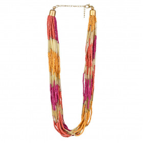 Dropship Designer Elegant Multi Layer Multi Color Beads Necklace