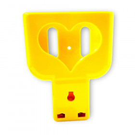 Dropship Heart Shaped Charging Holder (Pack of 2 )-Yellow